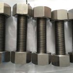 โลหะผสมนิกเกิล 400 en2.4360 แกนเกลียวพร้อมน็อตสปริง