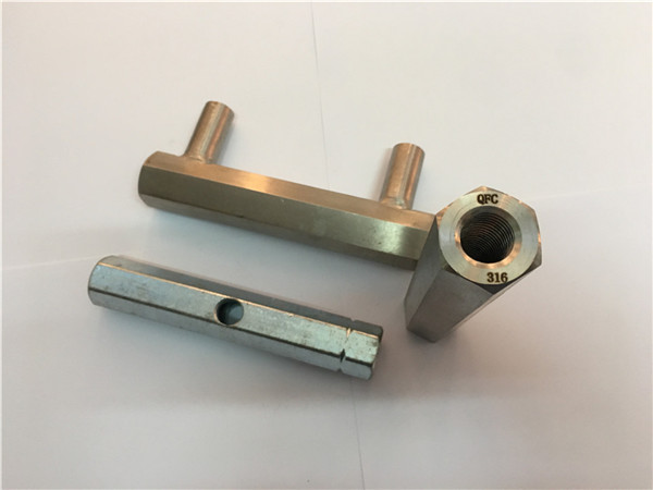 ที่กำหนดเองทำยาวที่ไม่ได้มาตรฐานเกลียวตัวเมีย hex coupling ถั่ว spacer