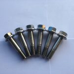 din 7504 sudin 7504 ซูเปอร์เพล็กซ์ f55 สแตนเลสสตีลหกเหลี่ยมหน้าแปลนหัวสกรูเจาะตนเอง